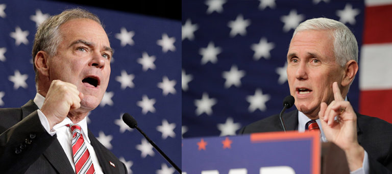 Pence y Ryan se ven la cara en el debate de los vicepresidentes