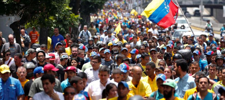 Oposición demuestra fuerza en la «Toma de Venezuela»