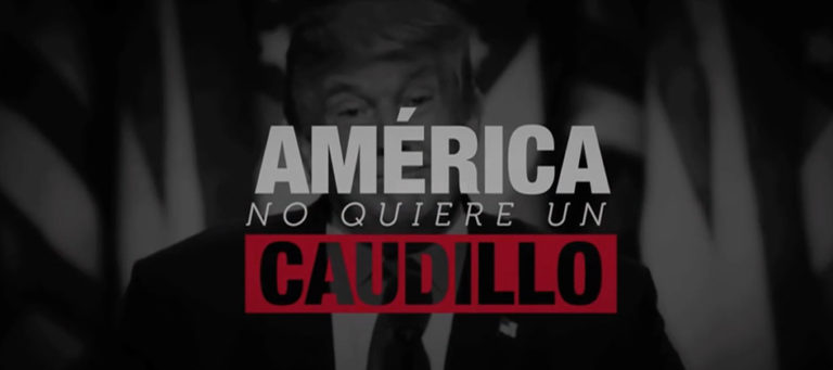 América no quiere un caudillo: video que ataca a Trump a días de la elección