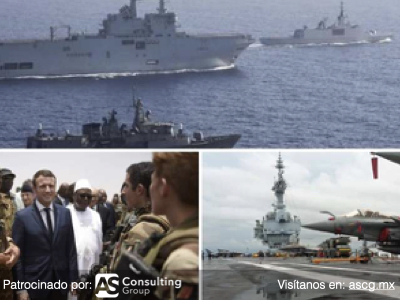 Francia refuerza su presencia militar en el mediterráneo