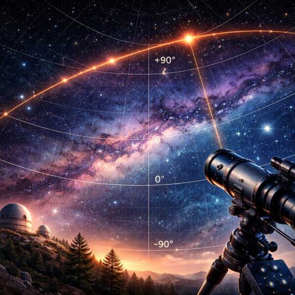 Qué es la declinación en astronomía: la coordenada que ordena el cielo