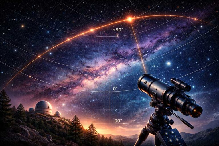 Qué es la declinación en astronomía: la coordenada que ordena el cielo
